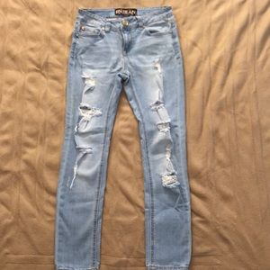 EnJean Ripped Lightwash Jeans